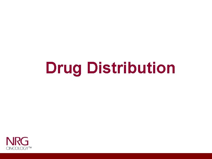Drug Distribution 