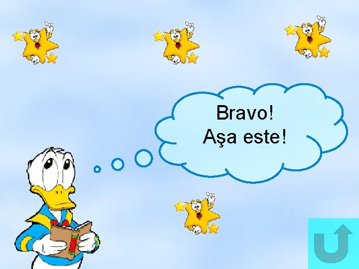 Bravo! Aşa este! 