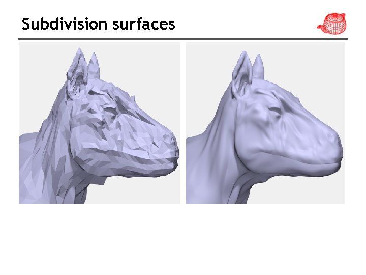 Subdivision surfaces 