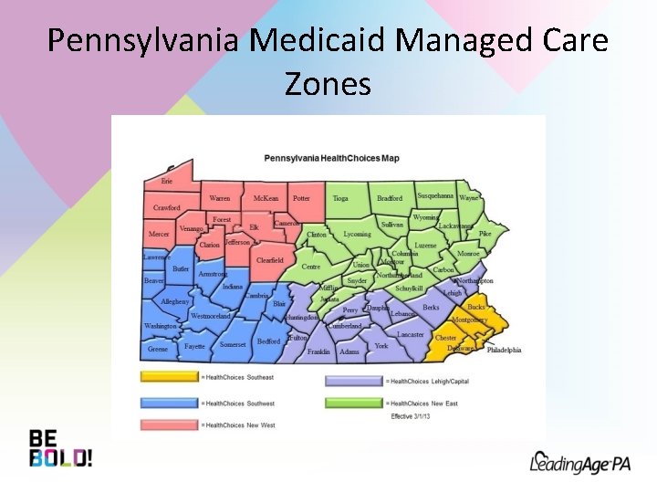 Pennsylvania Medicaid Managed Care Zones 