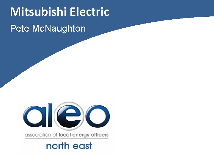 Mitsubishi Electric Pete Mc. Naughton 