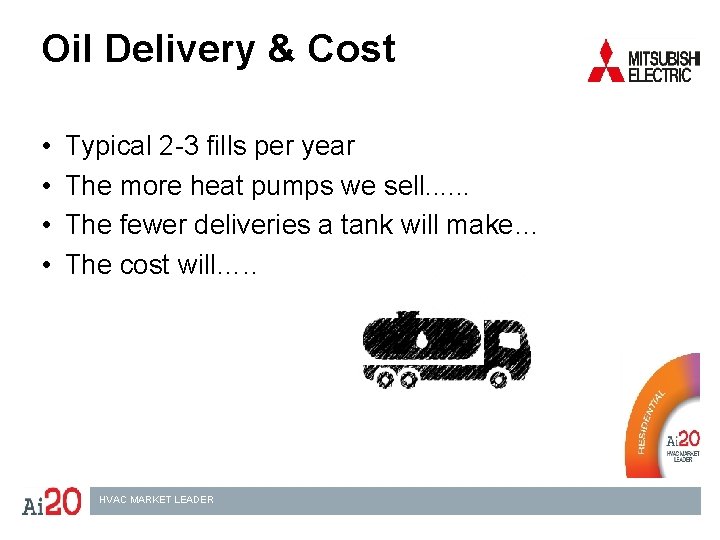 Oil Delivery & Cost • • Typical 2 -3 fills per year The more