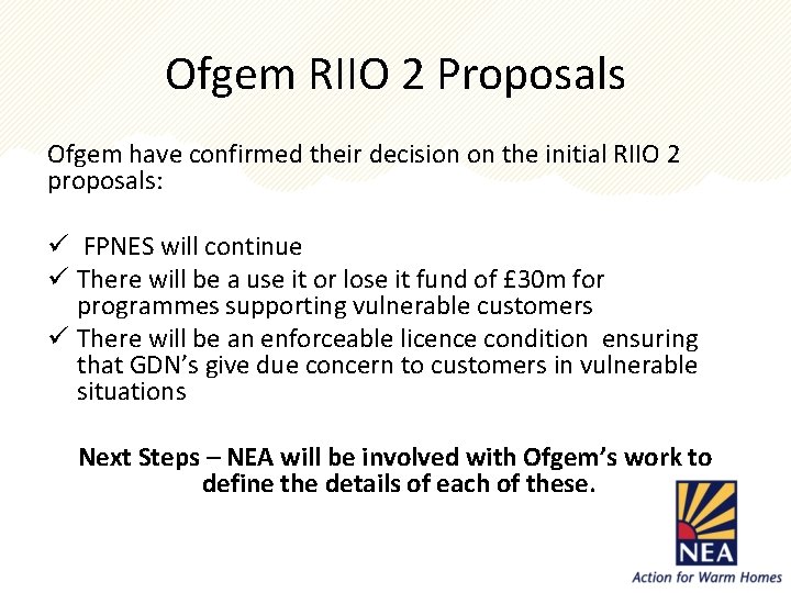 Ofgem RIIO 2 Proposals Ofgem have confirmed their decision on the initial RIIO 2