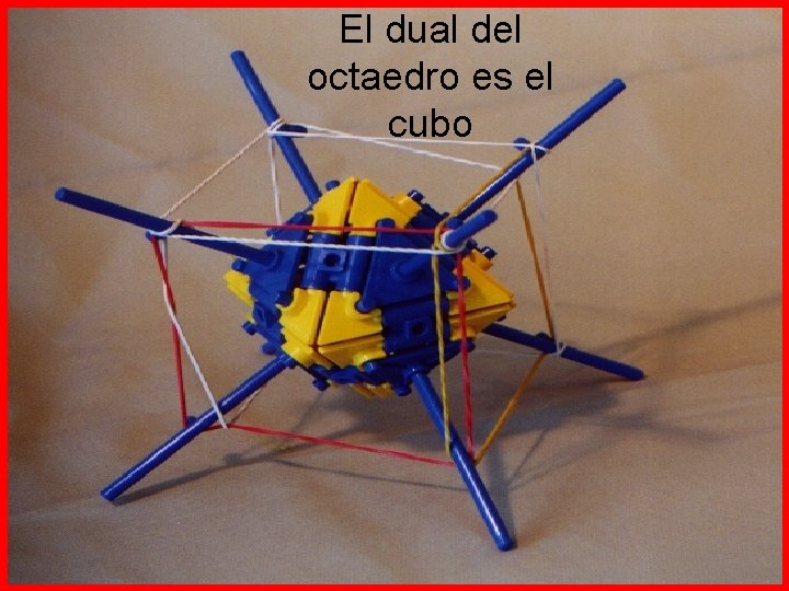 El dual del octaedro es el cubo 