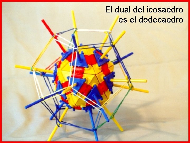 El dual del icosaedro es el dodecaedro 
