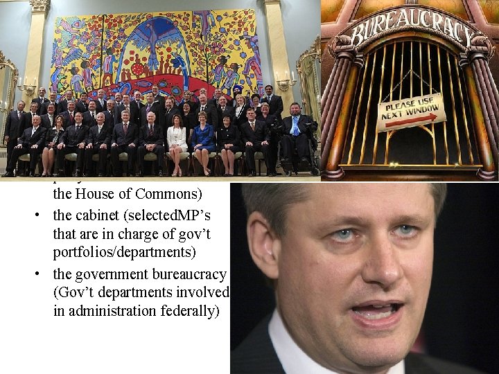 Executive Branch The Executive Branch is made up of four main components • The