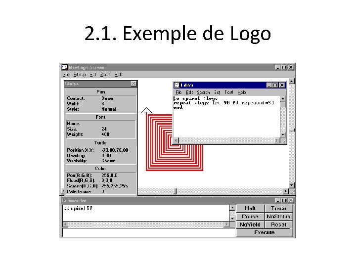 2. 1. Exemple de Logo 2. 1. Exemple de Logo