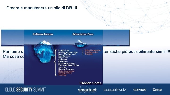 Creare e manutenere un sito di DR !!! Partiamo dalla necessità di avere due