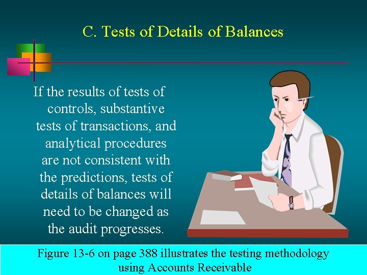 C. Tests of Details of Balances If the results of tests of controls, substantive