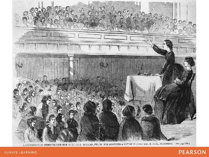 Meeting of strikers in Lynn in 1860 