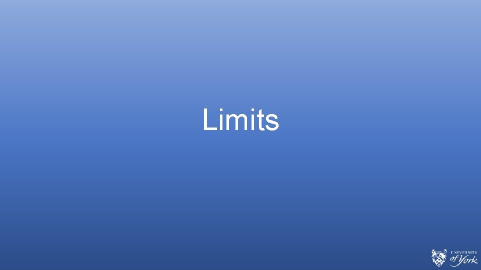 Limits 