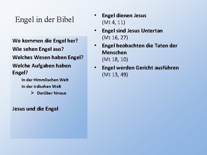 Engel in der Bibel Wo kommen die Engel her? Wie sehen Engel aus? Welches