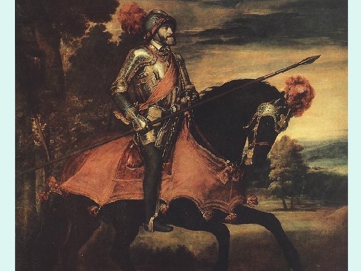 Tiziano. Carlos V a caballo 