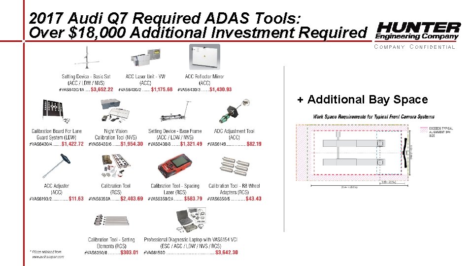 2017 Audi Q 7 Required ADAS Tools: Over $18, 000 Additional Investment Required COMPANY 2017 Audi Q 7 Required ADAS Tools: Over $18, 000 Additional Investment Required COMPANY