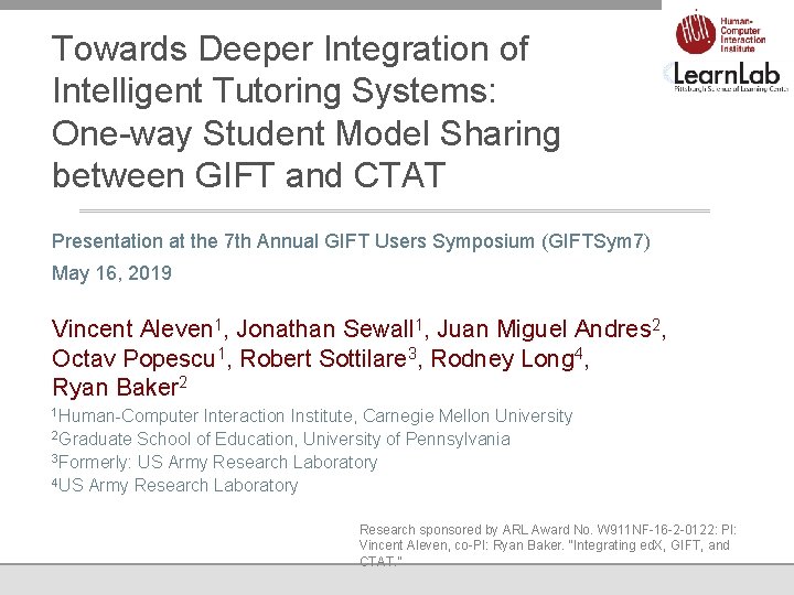 Towards Deeper Integration of Intelligent Tutoring Systems: One-way Student Model Sharing between GIFT and