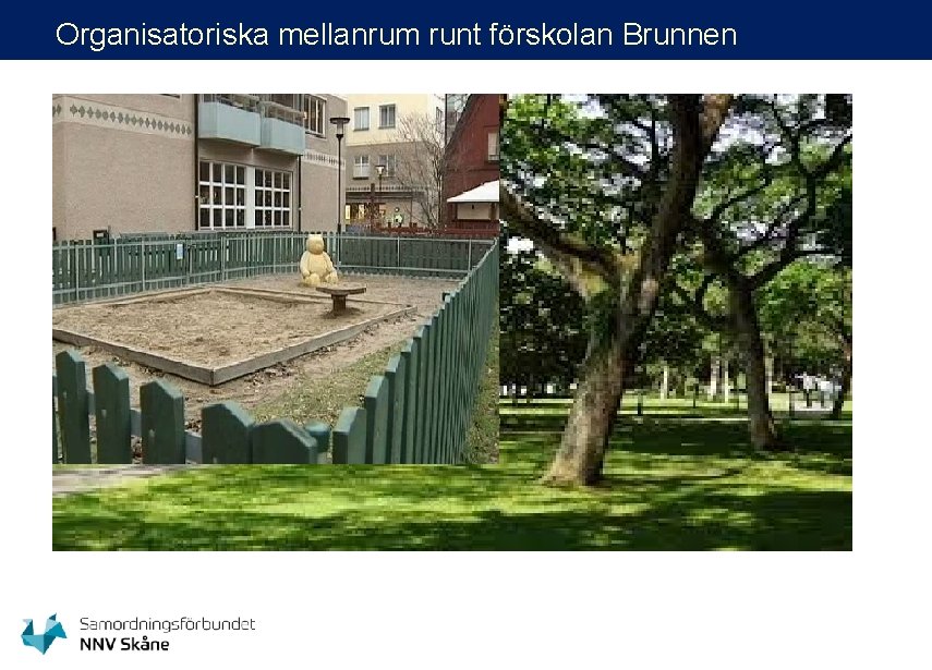 Organisatoriska mellanrum runt förskolan Brunnen 