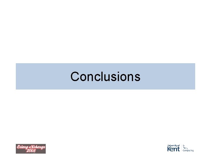 Conclusions Conclusions