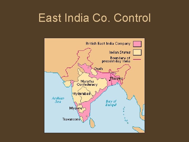 East India Co. Control 