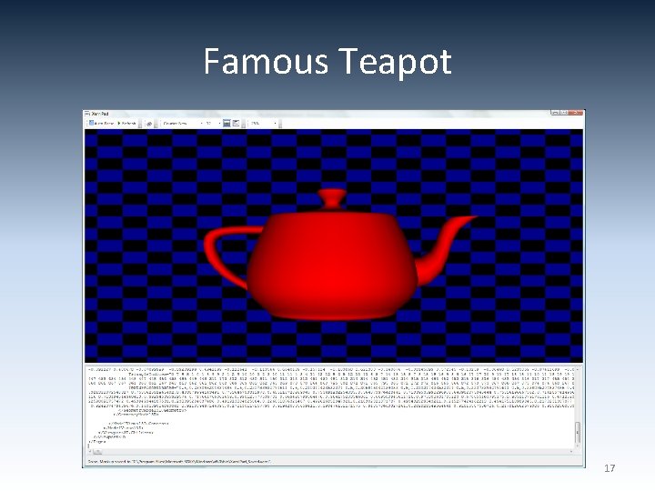 Famous Teapot 17 