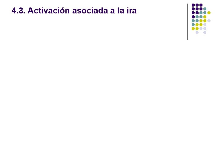 4. 3. Activación asociada a la ira 