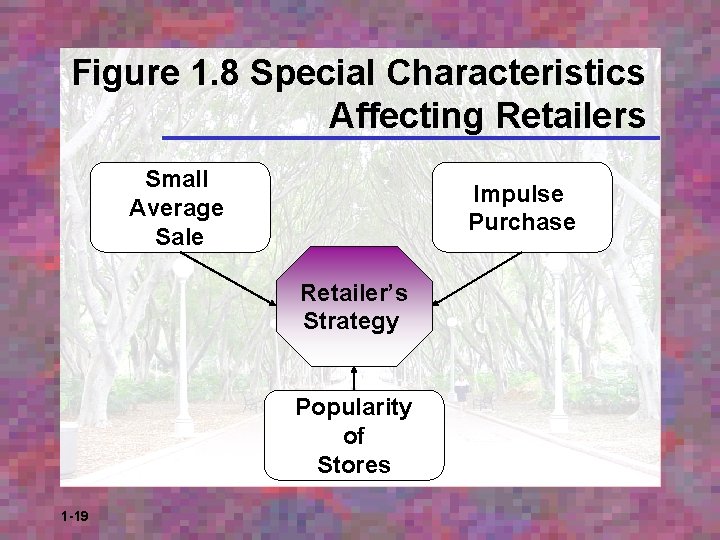 Figure 1. 8 Special Characteristics Affecting Retailers Small Average Sale Impulse Purchase Retailer’s Strategy