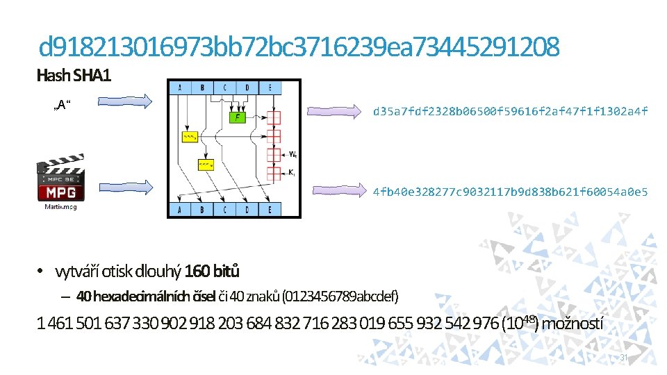 d 918213016973 bb 72 bc 3716239 ea 73445291208 Hash SHA 1 „A“ d 35
