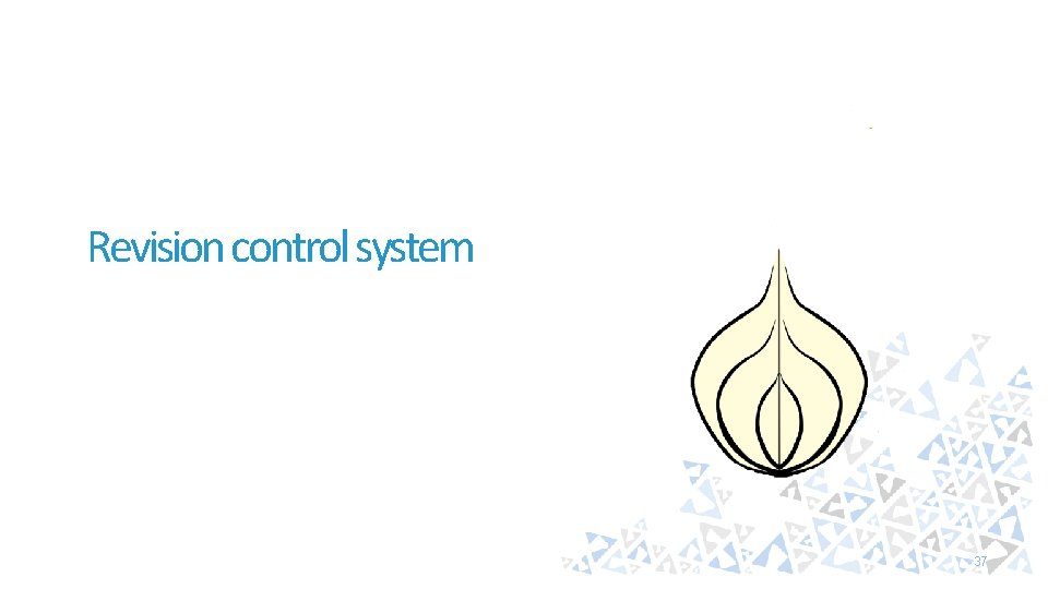 Revision control system 37 