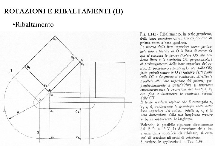 ROTAZIONI E RIBALTAMENTI (II) • Ribaltamento ROTAZIONI E RIBALTAMENTI (II) • Ribaltamento