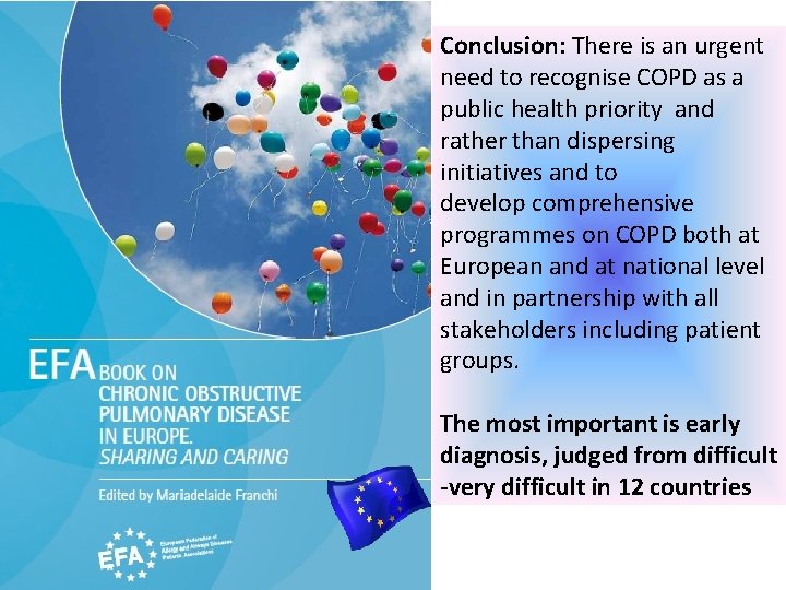 Conclusion: There is an urgent need to recognise COPD as a public health priority