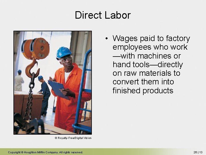 Chapter 26 Manufacturing Accounting Comparison of Merchandising Firm