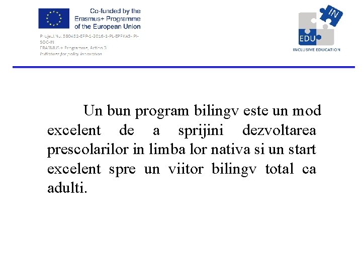  Un bun program bilingv este un mod excelent de a sprijini dezvoltarea prescolarilor