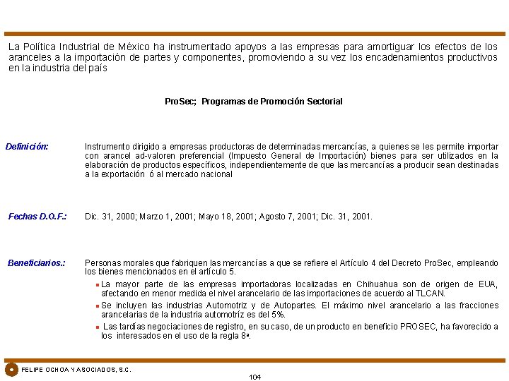 La Política Industrial de México ha instrumentado apoyos a las empresas para amortiguar los