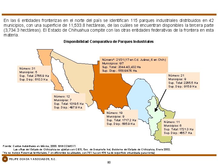 En las 6 entidades fronterizas en el norte del país se identifican 115 parques