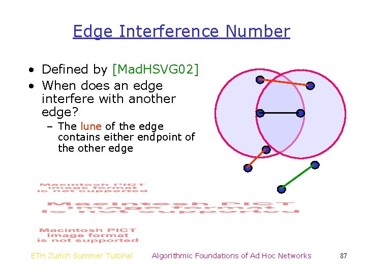 Edge Interference Number • Defined by [Mad. HSVG 02] • When does an edge