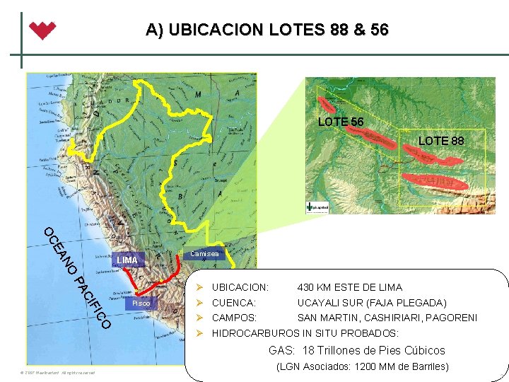 A) UBICACION LOTES 88 & 56 LOTE 88 PA CNOO IFEIA C OC LIMA