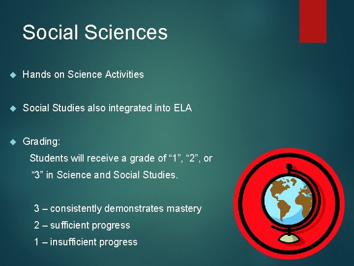 Social Sciences Hands on Science Activities Social Studies also integrated into ELA Grading: Students