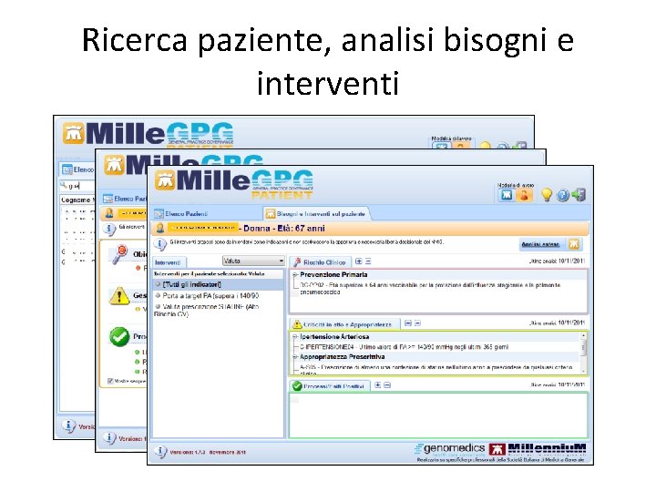 Ricerca paziente, analisi bisogni e interventi 