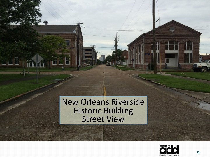 New Orleans Riverside Historic Building Street View 15 
