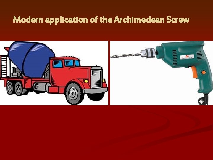 Modern application of the Archimedean Screw 