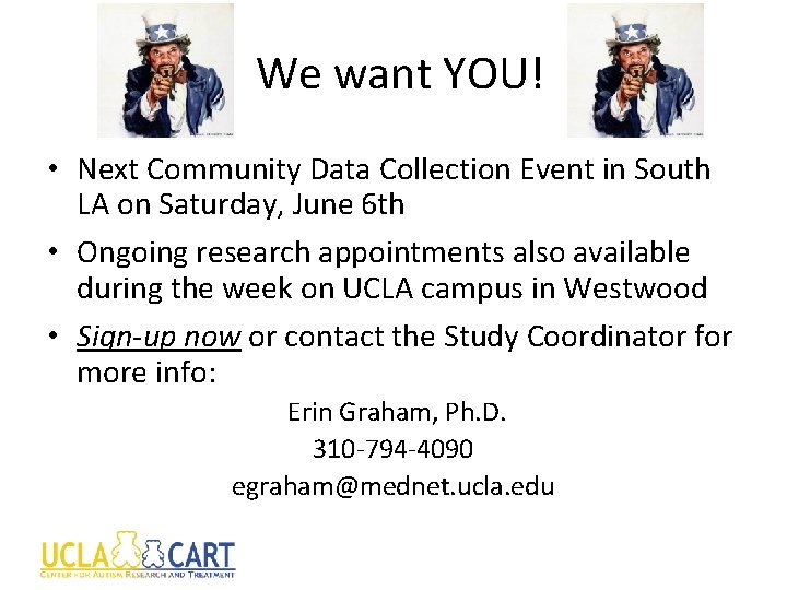 We want YOU! • Next Community Data Collection Event in South LA on Saturday,