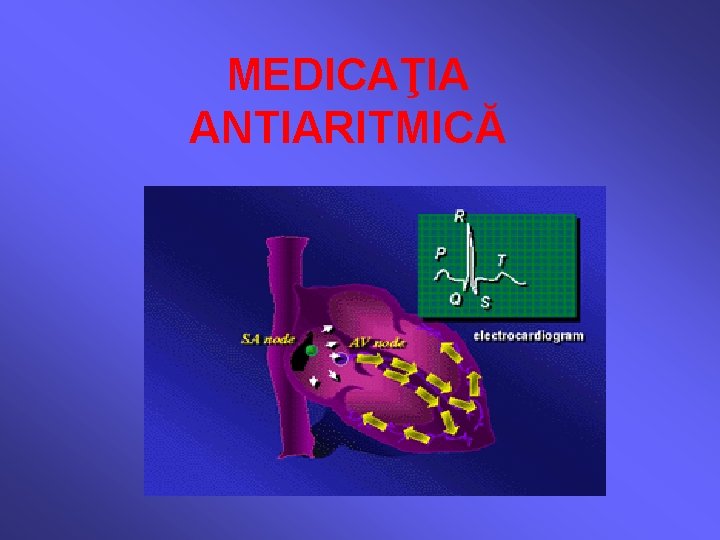 MEDICAŢIA ANTIARITMICĂ 