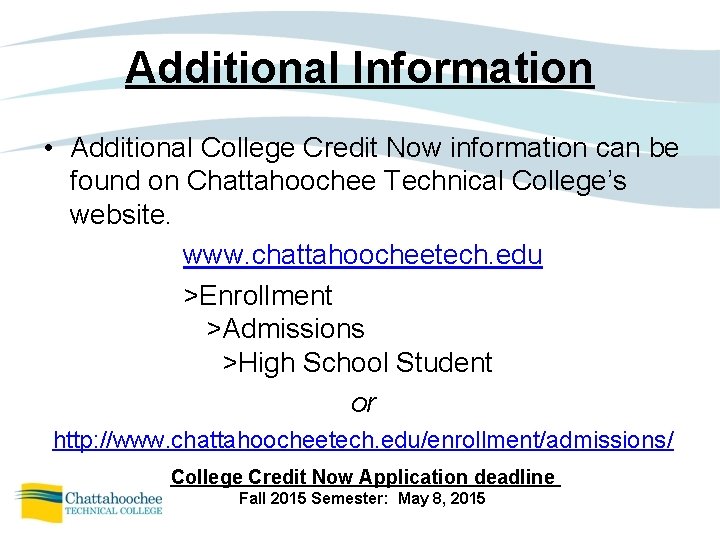 Updated 2112015 Enrollment Chattahoochee Technical College Serves 6
