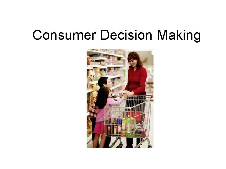 Consumer Decision Making 