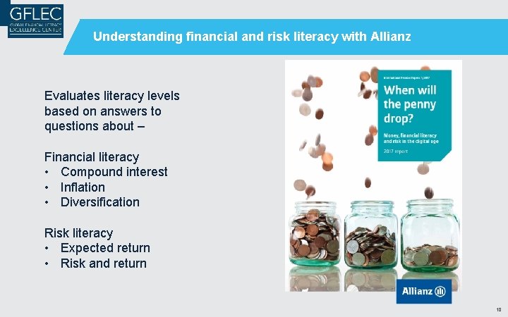 Understanding financial and risk literacy with Allianz Evaluates literacy levels based on answers to Understanding financial and risk literacy with Allianz Evaluates literacy levels based on answers to