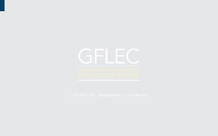(202) 994 -7148 | gflec@gwu. edu | www. gflec. org (202) 994 -7148 | gflec@gwu. edu | www. gflec. org