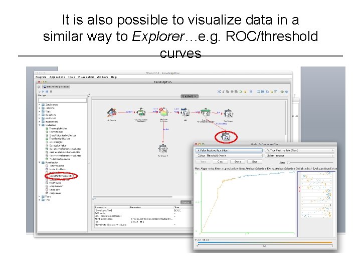 It is also possible to visualize data in a similar way to Explorer…e. g.