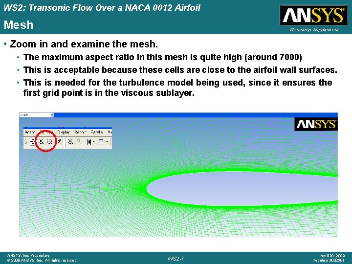 WS 2: Transonic Flow Over a NACA 0012 Airfoil Mesh Workshop Supplement • Zoom