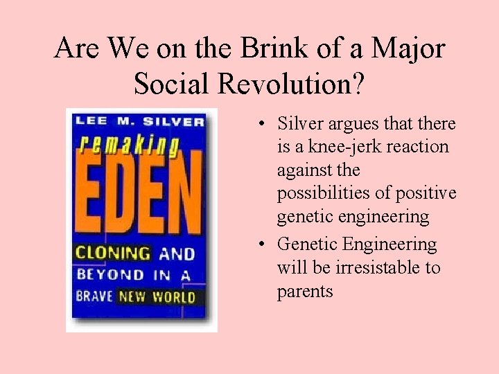 Are We on the Brink of a Major Social Revolution? • Silver argues that