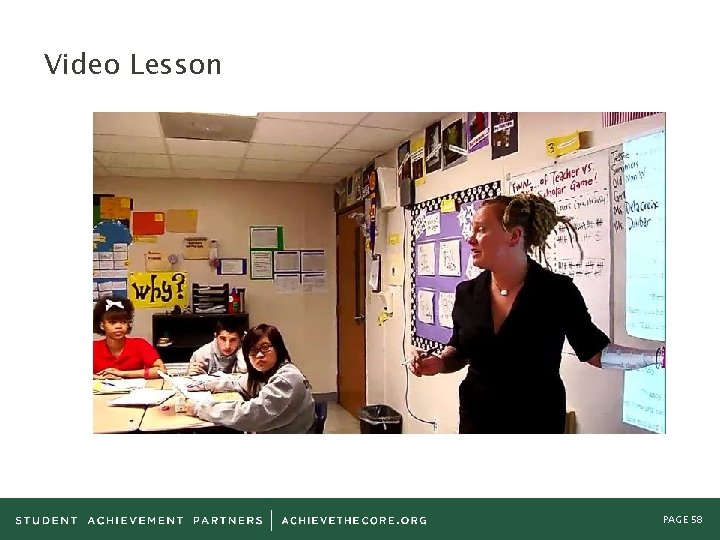 Video Lesson PAGE 58 Video Lesson PAGE 58