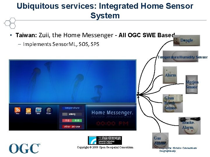 Ubiquitous services: Integrated Home Sensor System • Taiwan: Zuii, the Home Messenger ‐ All Ubiquitous services: Integrated Home Sensor System • Taiwan: Zuii, the Home Messenger ‐ All